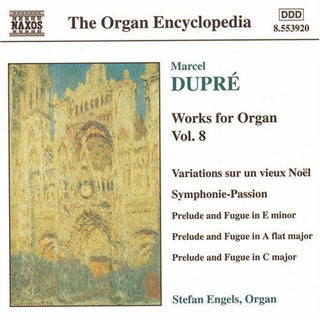 the album cover for GREAT EUROPEAN ORGANS - Works for Organ 8