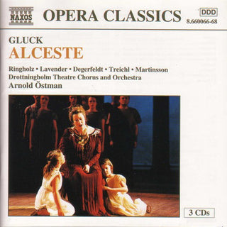 the album cover for Arnold Östman - Alceste