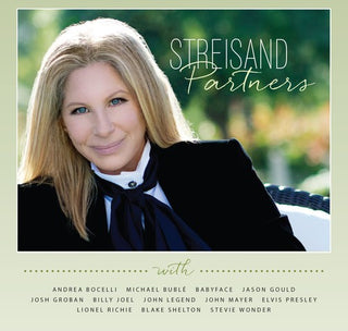 the album cover for Barbra Streisand - Partners