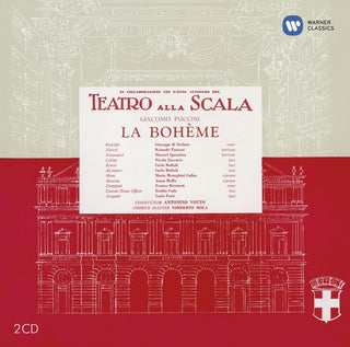 the album cover for Puccini / Callas - La Boheme