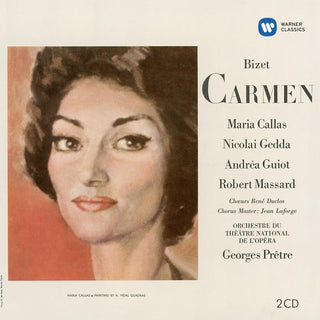 the album cover for Bizet / Callas - Carmen