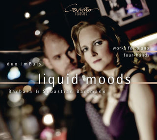 the album cover for Gottschalk / Duo Impuls - Liquid Moods-Works for Pno Four-Hands