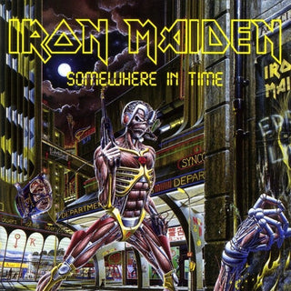 the album cover for Iron Maiden - Somewhere In Time [Vinyl]