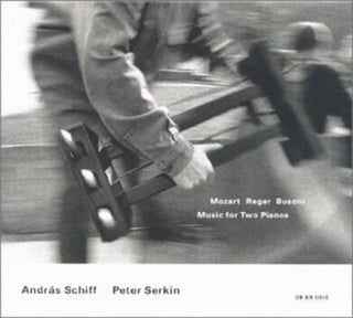 the album cover for AndrÃ¡s Schiff - Music for Two Pianos