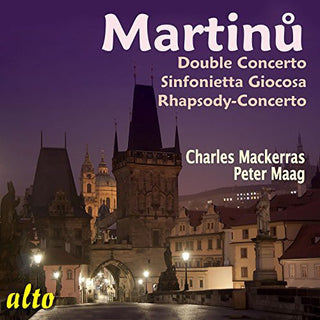 the album cover for Martinu / Mackerras / Maag - Double Concerto / Sinfonietta Giocosa / Rhapsody
