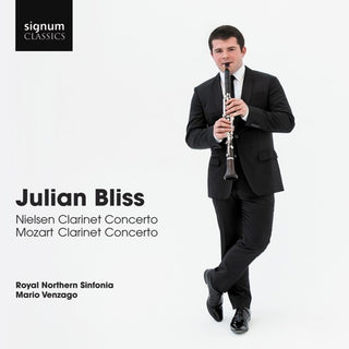 the album cover for JULIAN BLISS - Clarinet Cons