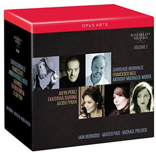 the album cover for Hahn / Obradors / Massenet / Turina / Faure - Rosenblatt Recitals 1
