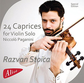 the album cover for Paganini / Razvan Stoica - 24 Caprices for Violin Solo
