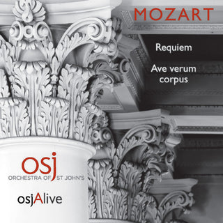 the album cover for W Mozart A / Orchestra Of St Johns Smith Square - Requiem & Ave Verum Corpus