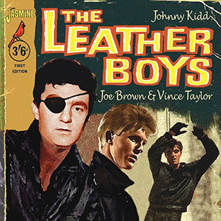 the album cover for Leather Boys Johnny Kidd Vince Taylor / Various - Leather Boys: Johnny Kidd Vince Taylor / Various