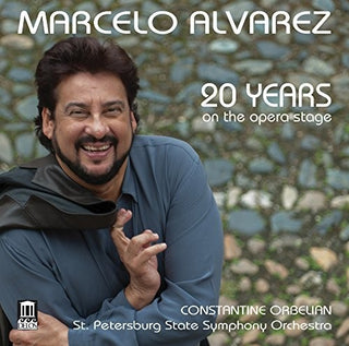 the album cover for Puccini / Cilea / Mascagni - Marcelo Alvarez-20 Years on the Opera Stage