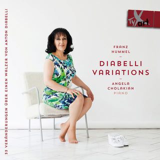 the album cover for Hummel / Cholakian - Diabelli Variations