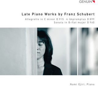 the album cover for Schubert / Ejiri - Late Pno Works