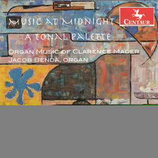 the album cover for Mader / Benda - Music at Midnight-A Tonal Palette