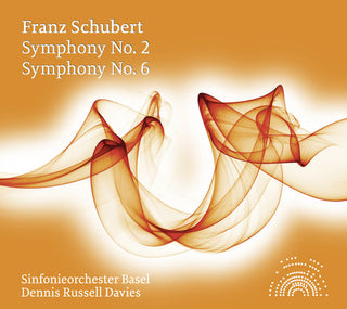 the album cover for Schubert / Davies / Basel Sym Orch - Sym 2 in B Major D. 125 & Sym 6 in C Major D. 589