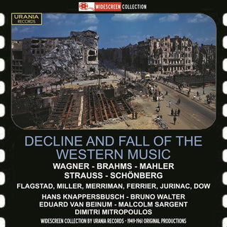 the album cover for Bbc So / Malcolm Sargent - Decline & Fall of the Western Music