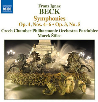 the album cover for Beck / Czech Chamber Philharmonic Orch - Syms Op. 4 4-6