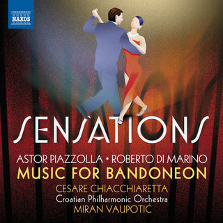 the album cover for Di Marino / Chiacchiaretta / Maric / Vaupotic - Sensations-Music for Bandoneon