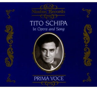 the album cover for Tito Schipa - In Opera & Song