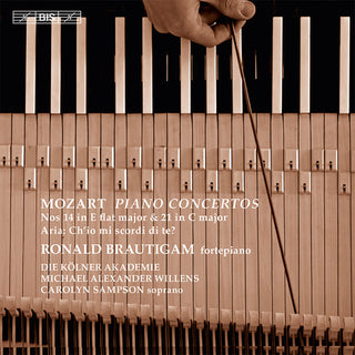 the album cover for Mozart / Brautigam / Willens / Sampson - Concertos Pour Piano 14 / 21