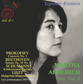 the album cover for Martha Argerich - Martha Argerich 3