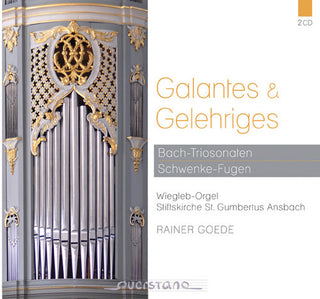 the album cover for J Bach S / Goede,Rainer - Triosonatas / Four Fugues