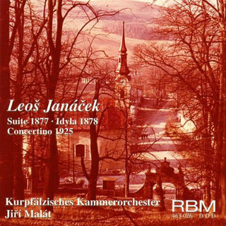 the album cover for Janacek - Suite 1877 Idyla 1878 Concerti