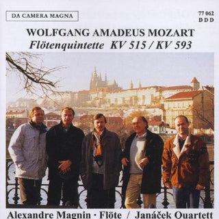 the album cover for Mozart / Magnin - Flute QNTS KV 515 KV 593