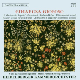 the album cover for Cimaros / Sugiyama / Koenig / Preis - Sinfonia Concerto for 2 Flutes