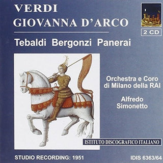 the album cover for Alfredo Simonetto - Verdi, G.: Giovanna D'arco [Opera] (1951)