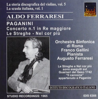 the album cover for Aldo Ferraresi - La Storia Discografica Del