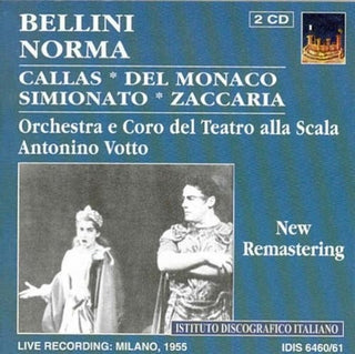 the album cover for Maria Callas - Bellini, V.: Norma [Opera] (Callas) (1955)