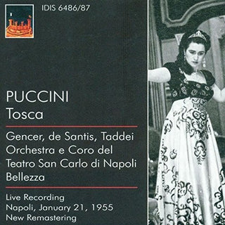 the album cover for LEYLA GENCER - Puccini, G.: Tosca [Opera] (1955)