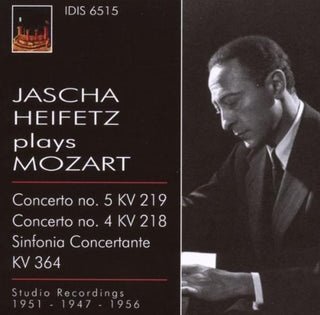 the album cover for Jascha Heifetz - Violin Cons