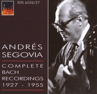 the album cover for AndrÃ©s Segovia - Comp Bach