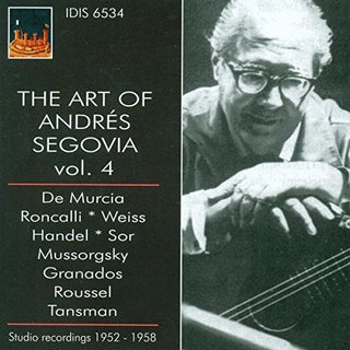 the album cover for AndrÃ©s Segovia - Art of Segovia 4
