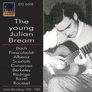 the album cover for JULIAN BREAM - Young Julian Bream 1956