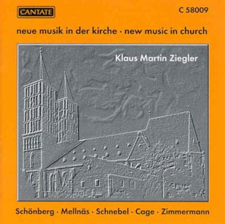 the album cover for Schoenberg / Mellnas / Schnebel / Cage / Ziegler - New Music in Church