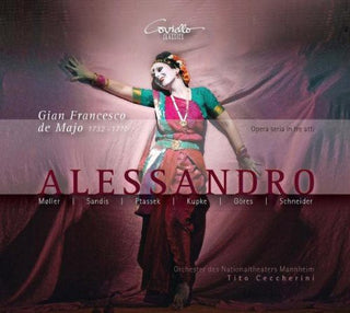 the album cover for Marie-Belle Sandis - Alessandro Opera Seria in Tre Atti