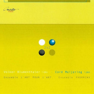 the album cover for Blumenthaler / Meijering / Ens Lart Pour Lart - Glasnacht