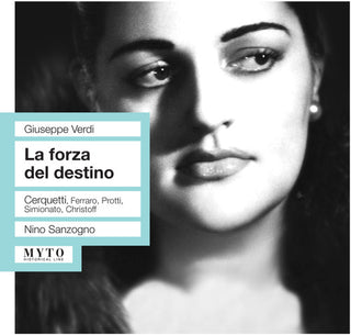 the album cover for Verdi / Cerquetti / Ferraro / Protti / Christoff - La Forza Del Destino