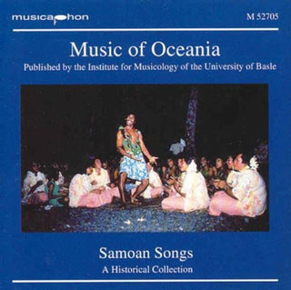 the album cover for Richard M. Moyle - Music of Oceania: Samoan Songs / Various