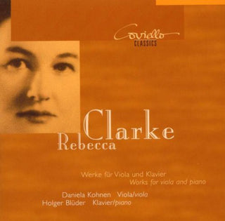the album cover for Daniela Kohnen - Samtliche Werke Fur Viola