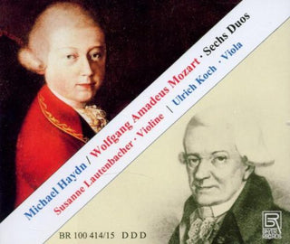 the album cover for Haydn / Lautenbacher / Koch - Duos for Violin & Viola