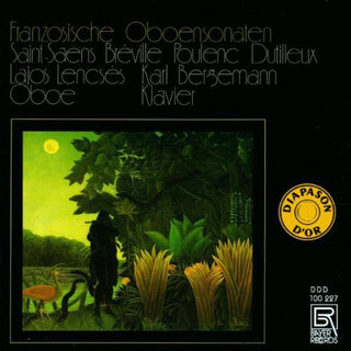 the album cover for Saint-Saens / Breville - Frenc Oboe Sons