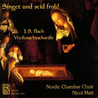 the album cover for J Bach S / Matt / Nordic Chamber Choir - Christmas Chorals