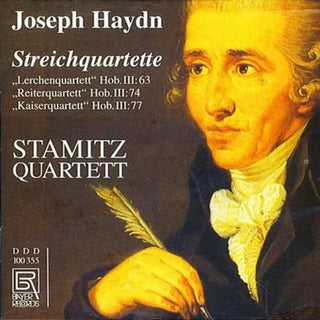 the album cover for Haydn / Stamitz Qrt - STR QRTS Op. 64 5 Op.