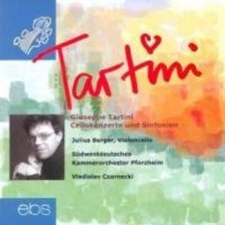the album cover for Tartini / Berger / Czarnecki / Sudwestdt - Cello Concerts & Syms