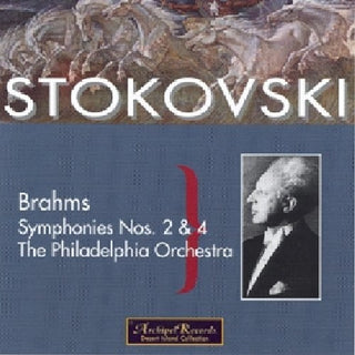 the album cover for Brahms / Stokowski - Sinfonien 2 & 4 / Philadelphia