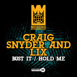 the album cover for Craig Snyder & Lix - Bust It / Hold Me